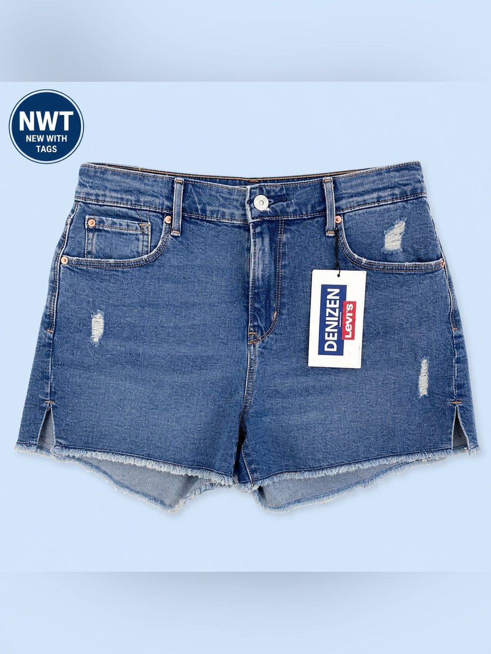 Denizen from Levi's Distressed Jean Shorts NWT